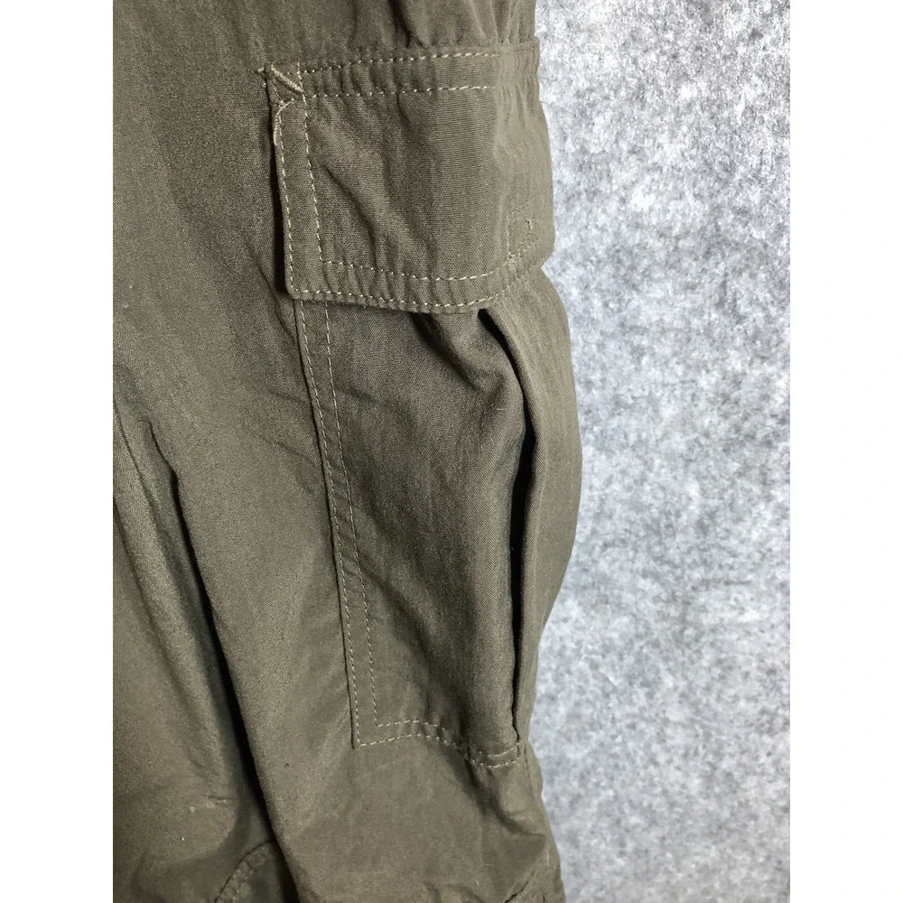 The North Face Pants L Brown Cordura Nylon Double Knee Stowaway Pocket Hiking